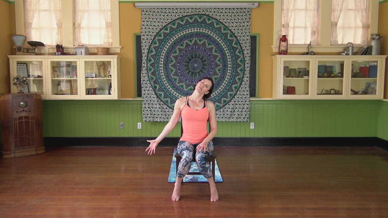Sneaky Office Chair Yoga