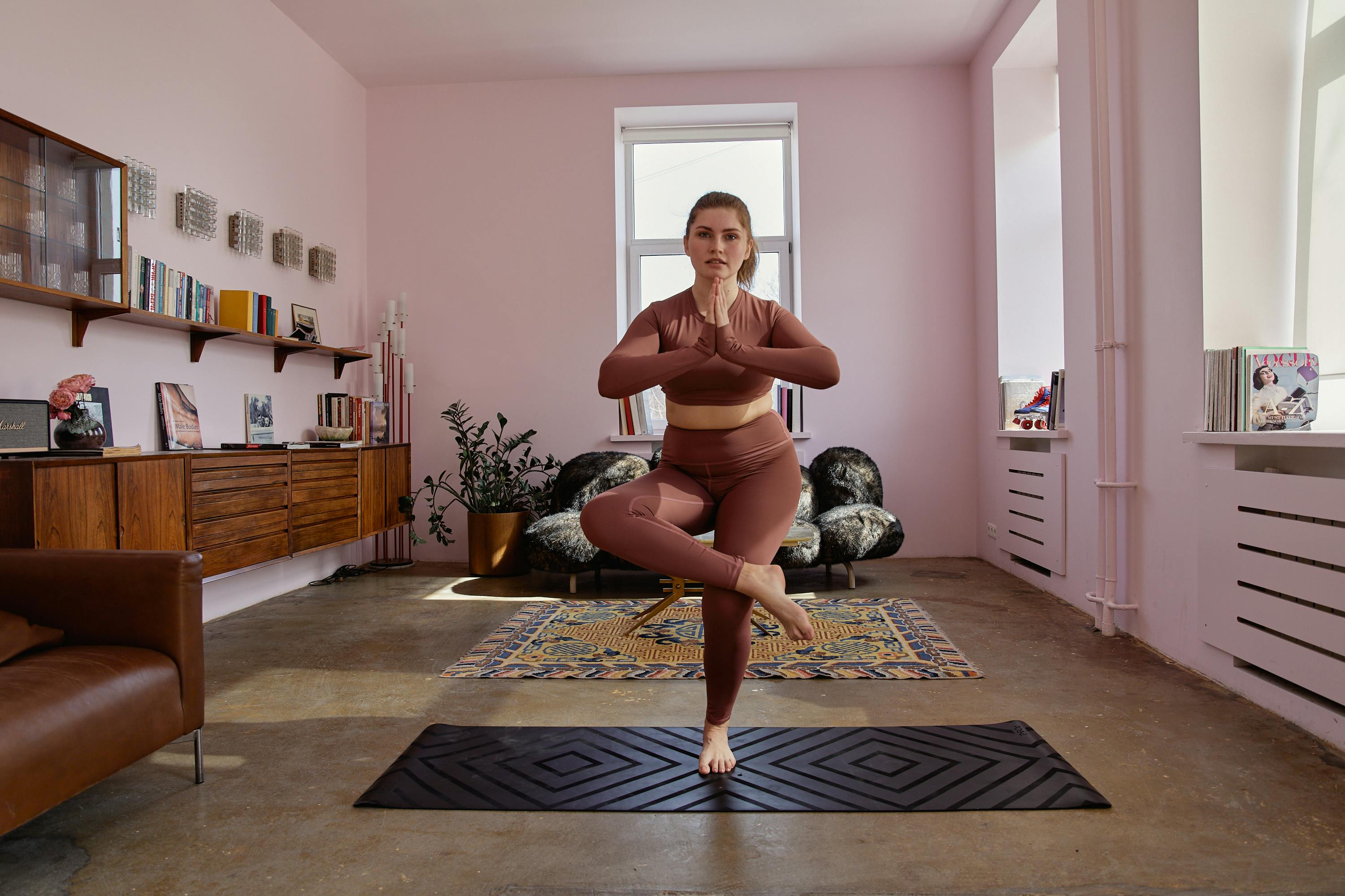 Woman Yoga Pose