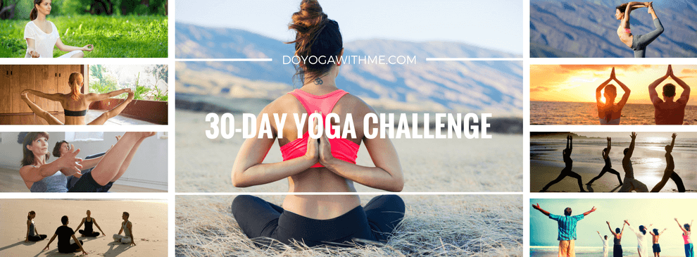 30 day yoga challenge announcement