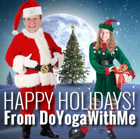 Happy holidays from DoYogaWithMe!